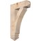 Ekena Millwork Thorton Arts & Crafts Smooth Bracket, Douglas Fir, 5 1/2"W x 22"D x 34"H BKT06X22X34THR03SDF - alternate 1